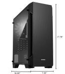 Zalman S3 ATX Mid-Tower Case with Acrylic Panel