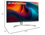 LG 27 Inch UHD IPS Monitor with Adjustable Stand