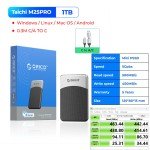 ORICO 1TB USB C External SSD Solid State Drive