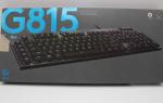 Logitech G815 RGB Mechanical Gaming Keyboard