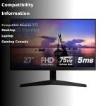 Samsung 27" T35F FHD 1080p Gaming Monitor