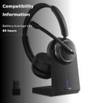 LEVN Wireless Bluetooth Headphones with Noise Cancellation