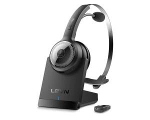 LEVN Bluetooth 5.0 Wireless Headset with AI Noise Cancelling