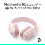 Logitech Zone Vibe 100 Wireless Noise-Canceling Headphones
