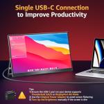 Upperizon 18.5" Portable Gaming Monitor 1080P FHD