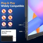 Upperizon 18.5" Portable Gaming Monitor 1080P FHD