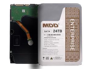 MDD (MDD24TSATA51272E) 24TB 7200RPM 512MB Cache SATA 6.0Gb/s 3.5inch Internal Enterprise Hard Drive - 5 Years Warranty (Renewed)
