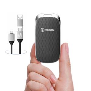 PHIXERO P20 External Portable SSD 2TB,up to 2050Mb/s,External Solid State Drives with 2 in 1 USB C Cable with LED Indicator,USB 3.2 Gen 2 Portable Hard Drive for iPhone 15/16 PRO, Mac, PC & Laptops
