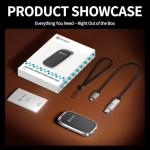 PHIXERO P20 External Portable SSD 2TB,up to 2050Mb/s,External Solid State Drives with 2 in 1 USB C Cable with LED Indicator,USB 3.2 Gen 2 Portable Hard Drive for iPhone 15/16 PRO, Mac, PC & Laptops