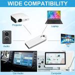50 Packs 2.0 Flash USB Drives Bulk Waterproof Flash Thumb Drives Memory Pen Stick Small Mini Zinc Alloy Design for PC Computer Laptop Office School Data Storage Silver 128 MB