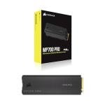Corsair MP700 PRO with Air Cooler 4TB M.2 PCIe Gen5 x4 NVMe 2.0 SSD – M.2 2280 – Up to 12,400MB/sec Sequential Read – High-Density TLC NAND – Black