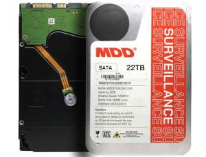 MDD (MDD22TSATA25672DVR) 22TB 7200RPM 256MB Cache SATA 6.0Gb/s 3.5inch Internal Surveillance Hard Drive - 3 Years Warranty (Renewed)