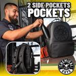 Chemical Guys ACC629 Legacy Stealth Multipurpose Backpack for Travel, Work, & Detailing with Laptop Sleeve