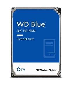 Western Digital 6TB WD Blue PC Internal Hard Drive HDD - 5400 RPM, SATA 6 Gb/s, 256 MB Cache, 3.5" - WD60EZAX (Renewed)