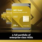 Western Digital 20TB WD Gold Enterprise Class SATA Internal Hard Drive HDD - 7200 RPM, SATA 6 Gb/s, 512 MB Cache, 3.5" - WD203KRYZ