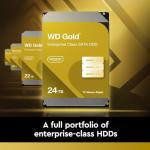Western Digital 4TB WD Gold Enterprise Class Internal Hard Drive - 7200 RPM Class, SATA 6 Gb/s, 256 MB Cache, 3.5" - WD4004FRYZ