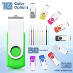 50 Pack USB Flash Drives with Lanyards - 128 MB