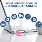 50 Pack USB Flash Drives with Lanyards - 128 MB