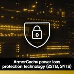 Western Digital 20TB WD Gold Enterprise Class SATA Internal Hard Drive HDD - 7200 RPM, SATA 6 Gb/s, 512 MB Cache, 3.5" - WD203KRYZ