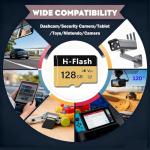 SD Card Adapter, Memory Card High Speed Up to 150MB/s,A1 V30 U3 4K C10 TF Card for Tablet/Mobile Phone/Camera/Car Audio/Game Console (128gb V30 U3 4K, 128gb)