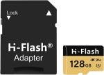 SD Card Adapter, Memory Card High Speed Up to 150MB/s,A1 V30 U3 4K C10 TF Card for Tablet/Mobile Phone/Camera/Car Audio/Game Console (128gb V30 U3 4K, 128gb)