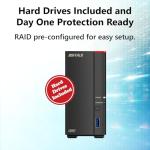 BUFFALO LinkStation 710 2TB 1-Bay NAS Network Attached Storage with HDD Hard Drives Included NAS Storage That Works as Home Cloud or Network Storage Device for Home