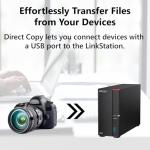 BUFFALO LinkStation 710 2TB 1-Bay NAS Network Attached Storage with HDD Hard Drives Included NAS Storage That Works as Home Cloud or Network Storage Device for Home