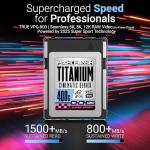 PixelFlash 400 GB CFexpress Type B 4.0 Titanium, 3950/3650 MB/s VPG800, CF Express Memory Card for Photographers & Videographers, Lab Tested, 12K Video 400GB Cinematic Series 2025 Model