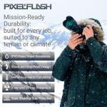 PixelFlash 400 GB CFexpress Type B 4.0 Titanium, 3950/3650 MB/s VPG800, CF Express Memory Card for Photographers & Videographers, Lab Tested, 12K Video 400GB Cinematic Series 2025 Model