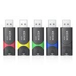 KEXIN 128GB Flash Drive USB 3.0 Thumb Drive 128 GB Memory Stick 3.0 Thumb Drives, 5 Pack Flash Drive 128G 3.0