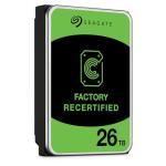 Seagate (Recertified Exos 26TB Internal Hard Drive HDD - 3.5 in CMR SATA 6Gb/s, 7200 RPM, 512MB Cache, 2.5M MTBF (ST26000NM000C) , Renewed