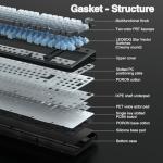 AULA F99 Pro Wireless Mechanical Keyboard with RGB