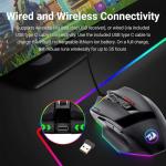 Redragon M801 Wireless RGB Gaming Mouse, 16000 DPI