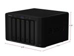 Synology 5bay Expansion Unit DX517 (Diskless) 157 mm x 248 mm x 233 mm