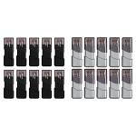 PNY 16GB Attaché 3 USB 2.0 Flash Drive 10-Pack, Black & 32GB Turbo Attaché 3 USB 3.0 Flash Drive, 10-Pack, Silver