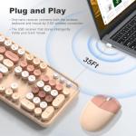 MOFII Wireless Retro Keyboard and Mouse Combo