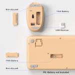 MOFII Wireless Retro Keyboard and Mouse Combo