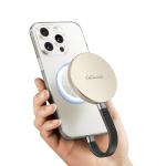 GiGimundo GQ20 Ultra-Slim USB-C Magnetic Portable SSD 512GB - Max 20Gbps High-Speed, Compact Stylish External Drive for Windows, Mac, Android – Round Design, Fast File Transfer