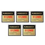KINGDATA 512MB Compact Flash Card 5-Pack