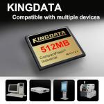 KINGDATA 512MB Compact Flash Card 5-Pack