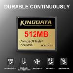 KINGDATA 512MB Compact Flash Card 5-Pack