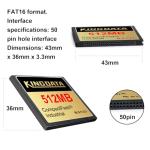 KINGDATA 512MB Compact Flash Card 5-Pack