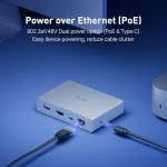 GL.iNet Comet PoE (GL-RM1PE) Remote KVM Control Over Internet - PoE/Type - C Dual Power Option 4K@30Hz,32GB EMMC Tailscale Support for PC Server Remote Access Power Management Adapted KVM Switches