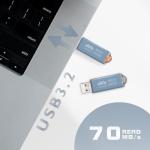 LinkMore 64GB (10 Pack) NR35 USB Flash Drive – USB 3.2 Memory Stick with Cap and Keychain Loop, Up to 70MB/s Read, 10MB/s Write – Plug & Play USB Drive for PC, Mac, TV, Car