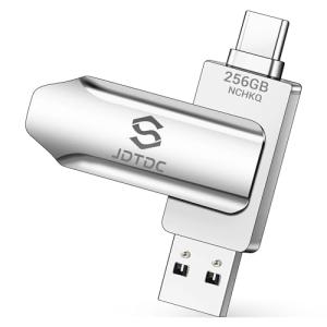 Photo-Stick-iPhone-16-Thumb-Drive 256GB Flash-Drive-iPhone-15-Photo-Storage iPhone Backup Stick For Photo Video Contact iPhone-Photo-Transfer-Stick iPad USB C Memory Photo-Stick-Android iPad-USB-Drive