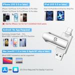 Photo-Stick-iPhone-16-Thumb-Drive 256GB Flash-Drive-iPhone-15-Photo-Storage iPhone Backup Stick For Photo Video Contact iPhone-Photo-Transfer-Stick iPad USB C Memory Photo-Stick-Android iPad-USB-Drive