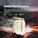 KingSpec 512GB M.2 2230 SSD PCIe 4.0, 5000MB/s Read Copper Heatsink, 3D NAND Flash, Compatible with Steam Deck/ASUS ROG Ally/Surface Pro