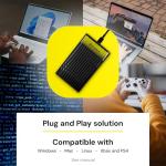 STARLA 1TB Portable External Hard Drive - Fast 5400 RPM USB 3.2 Storage Drive - High-Speed USB Storage Compatible with PC, Mac, Laptop, TV, Game Console - External Backup Drive, Plug and Play Ready