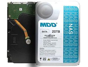 MDD MAXDIGITALDATA MDD (MD20TSATA25672NAS) 20TB 7200 RPM 256MB Cache SATA 6.0Gb/s 3.5" Internal NAS Hard Drive - 5 Years Warranty (Renewed)