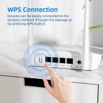 U-speed N300 WiFi Router for Home Coverage